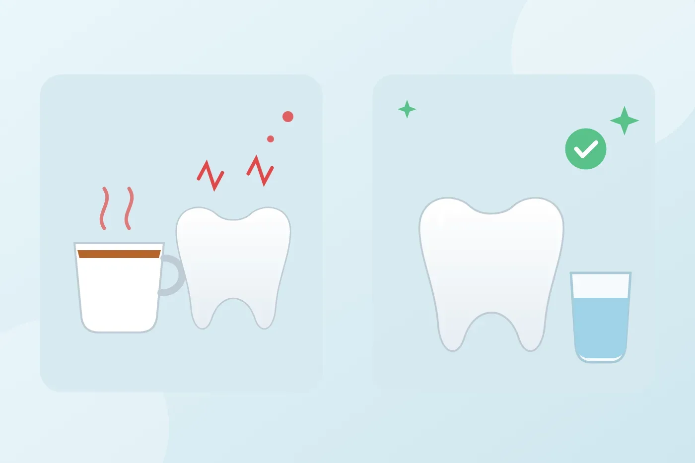 Why do teeth hurt with hot food and what should you do?