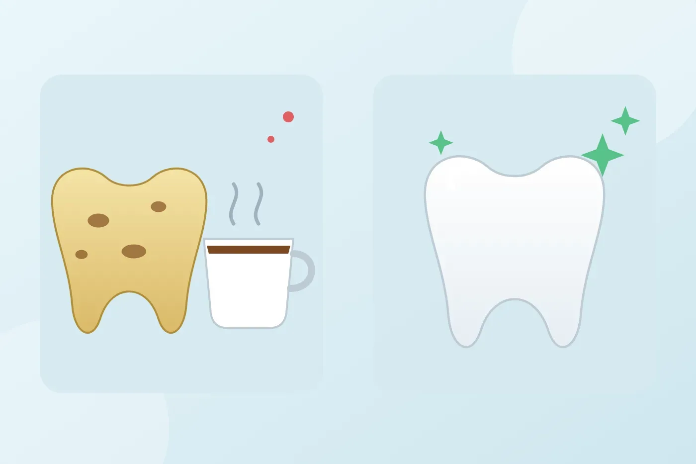 Why do teeth turn yellow and does scaling remove the stains?
